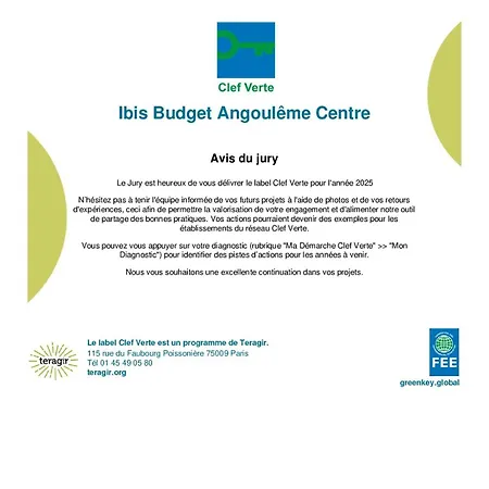 Ibis Budget Centre Hotel Angulema