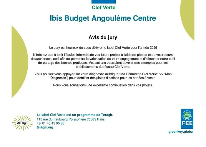 Ibis Budget Centre Hotel Angoulême